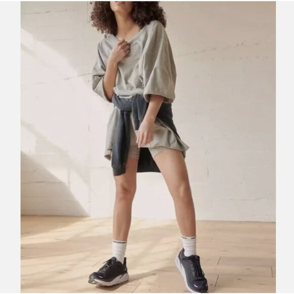 Free People Gray Short Sleeve Tee - Picture 2 of 3